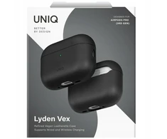 Uniq Lyden Vex dėklas, skirtas AirPods Pro 3, juodas