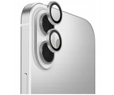 UNIQ Optix Aluminum kameros apsauga skirtas Apple iPhone 17 su aplikatoriumi sidabro spalvos