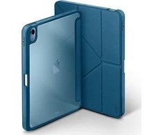 UNIQ dėklas Moven Apple iPad Air 10.9" (2022/2020) Apple iPad Air 11" (2024) Antimicrobial mėlynos spalvos