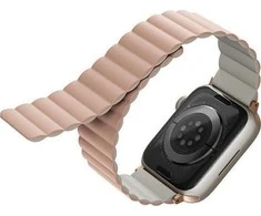 UNIQ apyrankė Revix Apple Watch Series1/2/3/4/5/6/7/8/9/SE/SE2/Ultra/Ultra 2 42/44/45/49mm. Reversible Magnetic rožinės spalvos