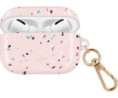 UNIQ dėklas Coehl Terrazzo AirPods Pro rožinės spalvos