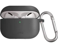 UNIQ dėklas Glase AirPods Pro dūmų spalvos