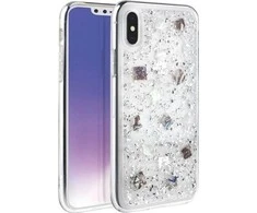 UNIQ dėklas Lumence Clear Apple iPhone Xs Max sidabro spalvos