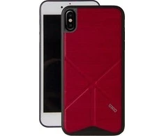 UNIQ dėklas Transforma Ligne Apple iPhone X/Xs raudonos spalvos