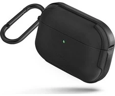 UNIQ dėklas Valencia AirPods Pro juodos spalvos Antimicrobial