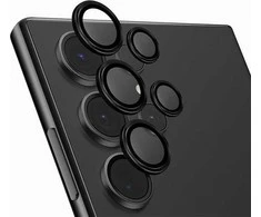 UNIQ Optix Aliuminio Camera LensProtector Samsung Galaxy S24 Ultra S928 midnight juodas su aplkatoiumi