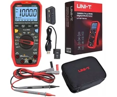 Skaitmenins multimetras, 1000V AC/DC, 20A AC/DC; 220MOm; 220mF; 220MHz; automatinės ribos, UNI-T