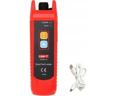 Optinio kabelio testeris, lazeris 650+/-20nm, 1mW; 2-3km, 3.7V 1050mAh, IP54, UNI-T