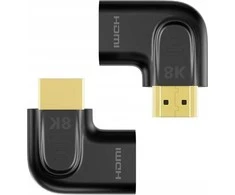 Unitek 8K HDMI 90 ir 270 laipsnių kampo plokščias adapteris