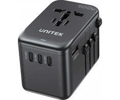 Unitek EU/US/UK/AUS PD 100W kelioninis įkroviklis