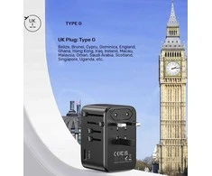 Unitek EU/US/UK/AUS PD 100W kelioninis įkroviklis