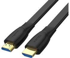 UNITEK 2.0 4K60HZ FLAT 5M C11063BK-5M - Kabelis - Digital/Ekranas/Video HDMI cable 5 m HDMI Type A (Standard) Juodas