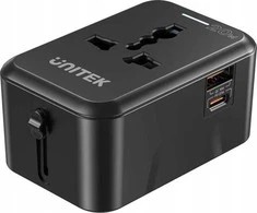 „Unitek“ kelioninis adapteris ES/JAV/JK/Australijos PD 20 W