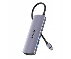 Unitek šakotuvas 4w1 USB-C 10 Gbps, 2x USB-A ir 2x USB-C H1112DGY01