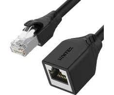 UNITEK Cat 6 STP 8P8C RJ45 Ethernet ilgintuvas M/F 5m C1896BK-5M