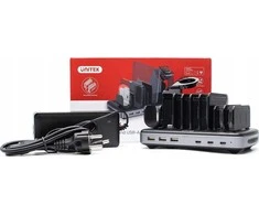 Unitek įkrovimo stotelė 3 x USB-A 20W, 3 x USB-C PD 60W, 80W