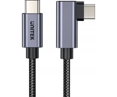 Unitek USB-C laidas, 90° kampu, PD100W, 5m