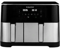 Universal Blue Universal Mėlyna Gruzdintuvė beztłuszczowa Universal Mėlyna Instant Pot frytkownica Podwójny 11 l Autonomiczny 2600 W frytkownica na gorące powietrze Nerūdijantis plienas (140-0003-01-EU)