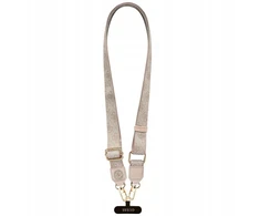 Universal lanyard Guess CBDY 4G Tether Patch Strass Metal Logo pink
