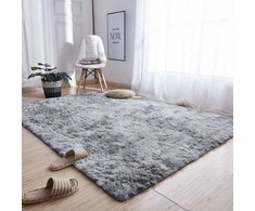 Strado Ombre Shaggy kilimas Strado 60x120 OmbreSilver (Light Pilkas)