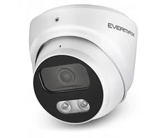 Uniview EVERMAX EVX-IP8D01-IRW-Ai-W IP kupolinė kamera, balta, 8Mpx, 2.8mm IR, 40m AI, IP67, mikrofonas