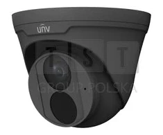 Uniview IPC3614LE-ADF28K-H-Juodas kamera IP 4Mpix AI 2.8mm IR 40m mikrofonas
