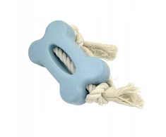 Unizoo Kramtukas „Mr. Pretzel“ su virvele, kaulas, 12 cm