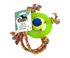 Unizoo Pono Pretzel žiedas su virve 13 cm