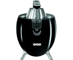Sulčiaspaudė Citrusinė Spaudimo Mašina - Unold Citrus Press Power Juicy 300W, svirties rankena, 2 antgaliai, juoda sidabrinė