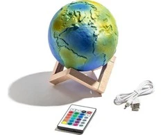 Upominkarnia Stalinė lempa Dovanų parduotuvė 3D GLOBAL lempa