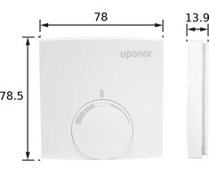 „Uponor“ laidinis 230 V standartinis termostatas T-23 230 V