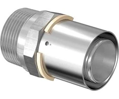 Uponor Kobling s-presas m/nipelis 50mm 2''