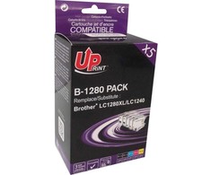 Uprint Brother LC-1280 rašalo kasetė (4 vnt.) juoda, C, M, Y