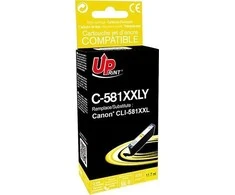 Su UPrint suderinamas rašalas / rašalas su CLI-581Y XXL, C-581XXLY, geltonas, 11,7 ml, labai didelės talpos