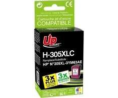 Su UPrint rašalu suderinamas rašalas / rašalas su 3YM63AE, HP 305XL, trijų spalvų, 350s, H-305XLCL, didelio našumo, HP DeskJet 2300, 2710, 2720, Plus 410