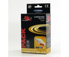 Tusz UPrint Tusz C-525/526 PACK / CLI526 2x juoda, 1x žydra, 1x purpurinė, 1x geltona