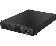 Maitinimo šaltinis avariniam naudojimui skirtas UPS Rack 2000VA/1800W, 220V/50Hz, TFT LCD sukamasis, SNMP/USB/RS232/EPO, RJ45 apsauga, VRLA 4×9Ah, išorinis akumuliatoriaus lizdas Anderson SB50, 2×CEE 7/3, IEC C20, kabeliai USB A-B, RS232 DB9, maitinimo šaltinis CEE–IEC ALANTEC
