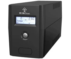 Maitinimo šaltinis avariniam naudojimui 800VA/480W, 220V/50Hz, bokšto tipo korpusas, LCD, 2×CEE 7/3, USB, VRLA akumuliatorius 1×9Ah, USB A-B kabelis 1,2 m, maitinimo kabelis CEE 7/7 1,4 m ALANTEC