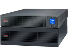 UPS APC APC Easy UPS On-Line SRV – nepertraukiamo maitinimo šaltinis (montuojamas į stelažą) – kintamoji srovė 230 V – 5000 W – 5000 VA – 9 Ah – USB, RS-232 – išvesties jungtys: 1 – 5U – RAL 7010 – su bėgių rinkiniu