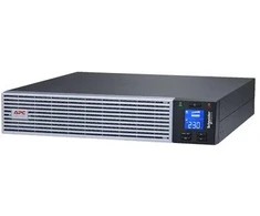 APC Easy UPS On-Line, 2000 VA / 1800 W ličio jonų akumuliatorius, stovas / bokštas, 2U, 230 V, 6 IEC C13 lizdai, išmanusis kortelės lizdas, su bėgelių rinkiniu