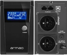 ARMAC O/850E/LCD Armac UPS OFFICE Line-Interactive 850E LCD 2x 230V PL OUT, USB