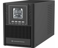 UPS Conceptronic Conceptronic ZEUS52E1K UPS maitinimo šaltinis Dvigubas konvertavimas (internetu) 1 kVA 900 W 4 x maitinimo lizdas