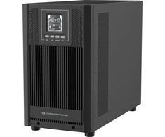 UPS Conceptronic Conceptronic ZEUS52E3K maitinimo šaltinis UPS Podwójnej konwersji (online) 3 kVA 2700 W 5 x gniazdo jungiama į tinklą