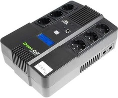 Green Cell Žalias Cell GREENCELL UPS07 UPS Žalias Cell AiO su LCD 800VA
