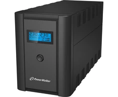 POWERWALK VI 1200 SHL FR Power Walker UPS Line-Interactive 1200VA 2x 230V PL,2x IEC C13,RJ11/RJ45,USB,LCD