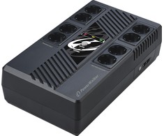 POWER WALKER UPS Line-Interactive 800VA MS 8x schuko RJ45 įvestis / išvestis USB HID USB įkroviklis