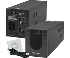 QOLTEC 53777 nepertraukiamo maitinimo linijos interaktyvus monolitas 2000VA 1200W