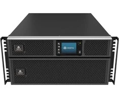 Emerson Electric „Vertiv Liebert GXT5“ dvigubos internetinės konversijos nepertraukiamo maitinimo šaltinis (UPS) – 5000 VA / 5000 W | 230 V | Su stovo montavimo rinkiniu ir „Intellislot RDU101“ ryšio plokšte | GXT5-5000IRT5UXLN, dvigubos konversijos (internetinis), 5 kVA, 5000 W, grynas sinusas, 176 V, 288 V