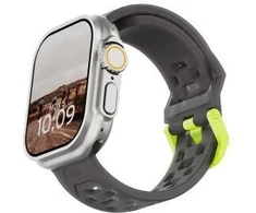 „Urban UAG Civilian“ – silikoniniai laikrodžiai, skirti „Apple Watch“ 4-6 ir SE 1-3 serijoms, 44 mm / 7-9 serijoms, 45 mm / 10-11 serijoms, 46 mm / „Ultra 1-3“, 49 mm (dūminis / aktyvus neoninis) (194002113B81)
