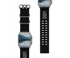 Urban UAG Metropolis – universalus nailoninis dirželis Apple Watch 44mm–49mm (Apple Watch 4–11, SE 1–3, Ultra 1–3) (juodas) (194159114040)